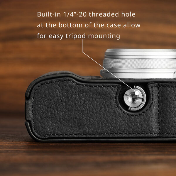 SmallRig Leather Half Case Kit for FUJIFILM X100VI (Black) 4700 - Image 4