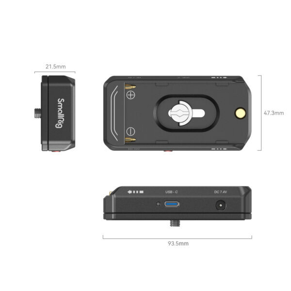 SmallRig NP-F Battery Adapter Mount Plate Kit with NP-FZ100 Dummy Battery Power Cable (Advanced Edition) 4341 - Image 6
