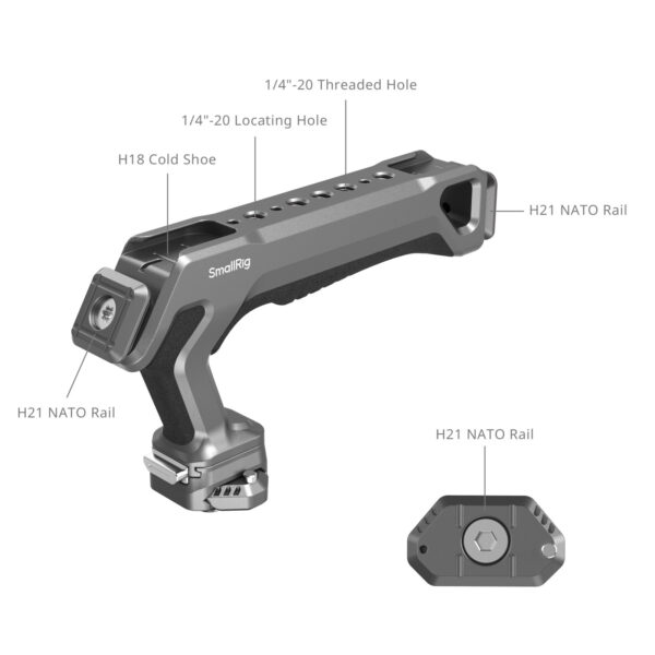 SmallRig HawkLock H21 Quick Release Top Handle Kit 4483 - Image 4