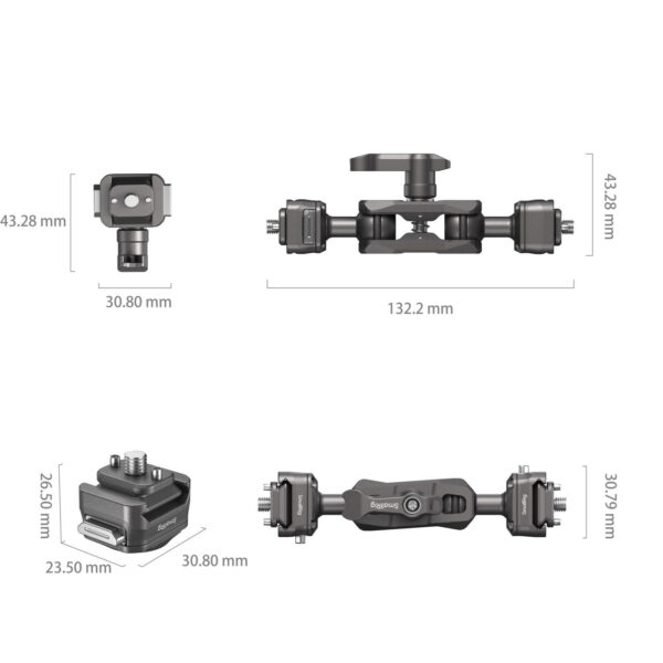 SmallRig HawkLock H21 Quick Release Magic Arm with Ball Head 4488 - Image 2