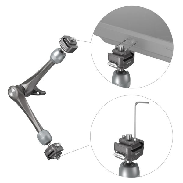SmallRig HawkLock H21 Quick Release Rosette Magic Arm (11") 4489 - Image 4