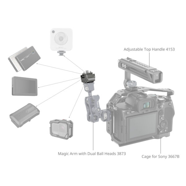 SmallRig HawkLock H21 Universal Quick Release Mount Plate Kit 4491 - Image 7