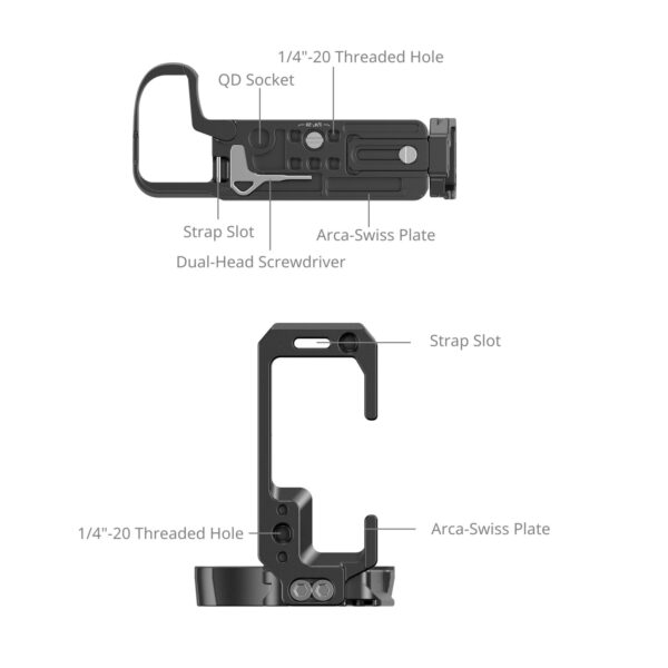 SmallRig L-Shape Mount Plate for Nikon Z 6III 4523 - Image 3