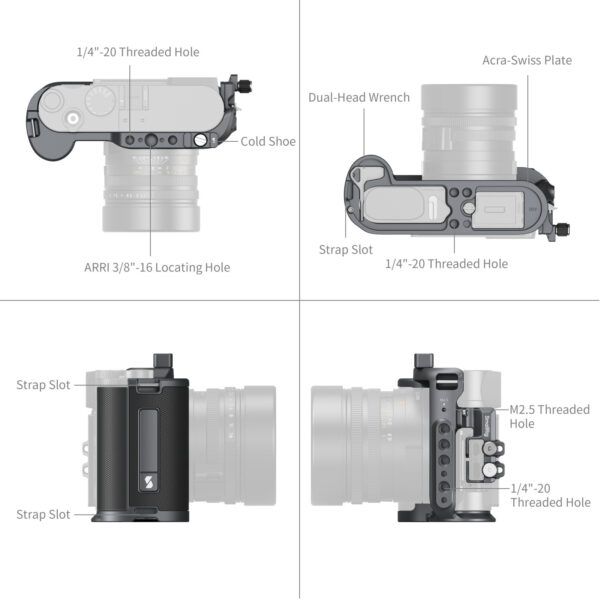 SmallRig Cage Kit for Leica Q3 4567 - Image 3
