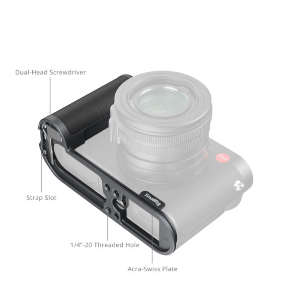 SmallRig L-Shape Mount Plate with Handle for Leica Q3 4568 - Image 3
