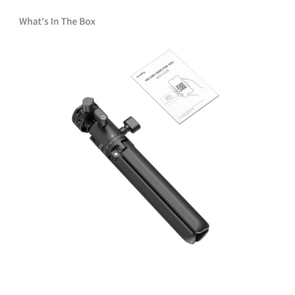 SmallRig Metal Tabletop Tripod with Arca-Swiss Quick Release Plate and Panoramic Ball Head 4630 - Image 5