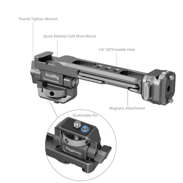 SmallRig HawkLock H21 Monitor Support for DJI Stabilizers 4637 - Image 6