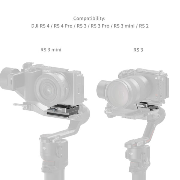 SmallRig HawkLock H38 Arca-Swiss Quick Release Plate for DJI Stabilizers 4639 - Image 2