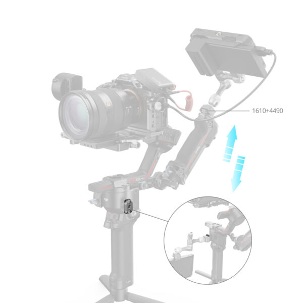 SmallRig HawkLock H21 Quick Release mini NATO Rail for DJI Stabilizers 4640 - Image 6
