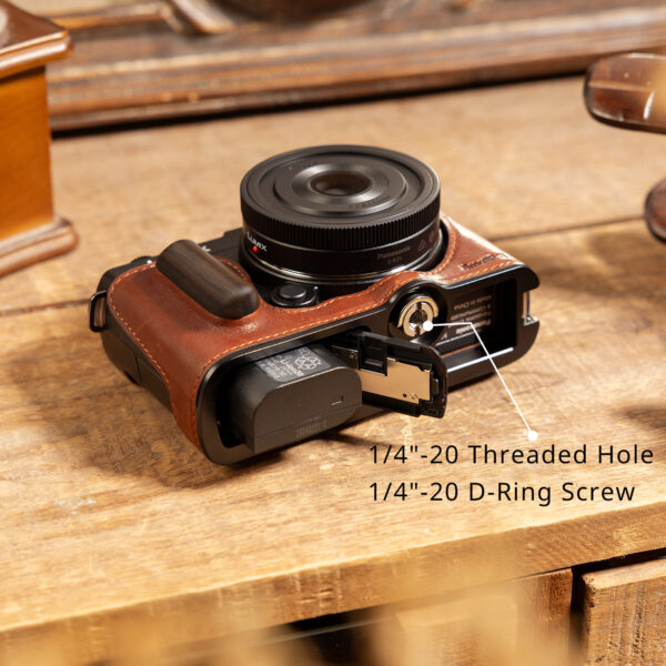 SmallRig Leather Half Case for Panasonic LUMIX S9 4703 - Image 4