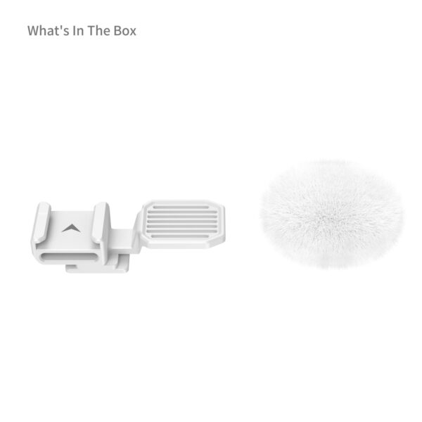 SmallRig Cold Shoe Adapter with Furry Windscreen (White) for Sony ZV series cameras 4734 - Image 5
