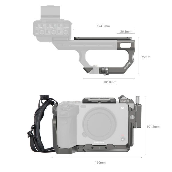 SmallRig HawkLock Quick Release Advanced Cage Kit for Sony FX3 / FX30 4771 - Image 2