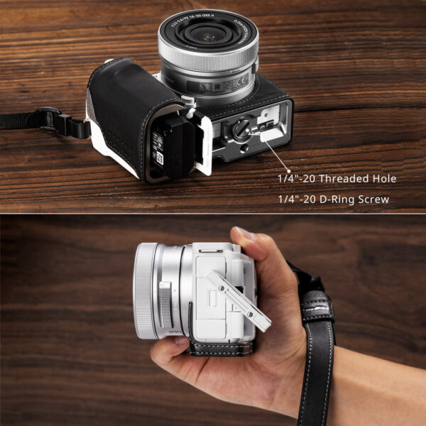 SmallRig Leather Case Kit for Sony ZV-E10 II (Black) 4777 - Image 5