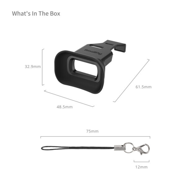 SmallRig Camera Viewfinder Eyecup for Sony Alpha 7C II / Alpha 7CR 4819 - Image 2
