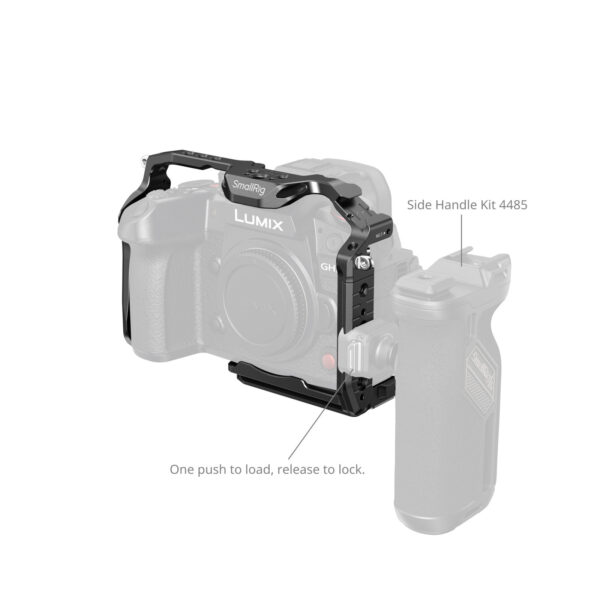 SmallRig HawkLock Quick Release Cage for Panasonic LUMIX GH7 / GH6 4824 - Image 4