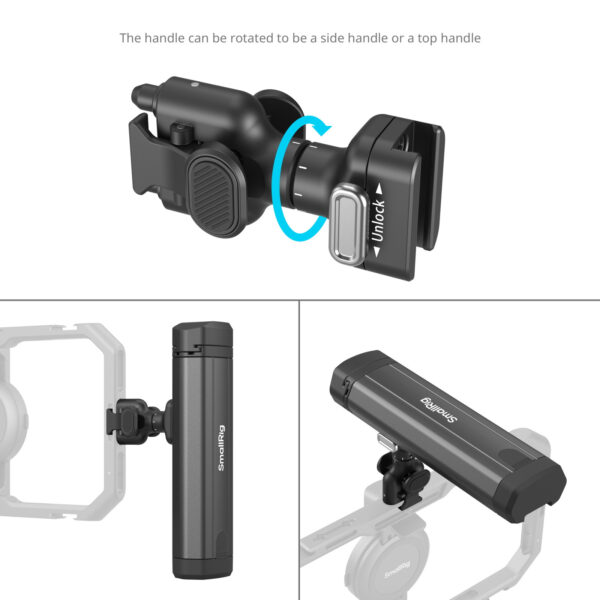 SmallRig Rotatable Bilateral Quick Release Side Handle 4842 - Image 3
