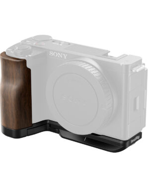 SmallRig L-Shape Mount Plate with  Wooden Handle for Sony ZV-E10 II 4864