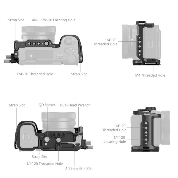 SmallRig Cage Kit for Sony ZV-E10 II 4867 - Image 4
