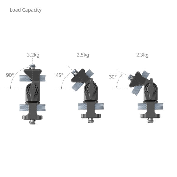 SmallRig Swivel and Tilt Adjustable Monitor Support with 1/4"-20 Screws 4886 - Image 4