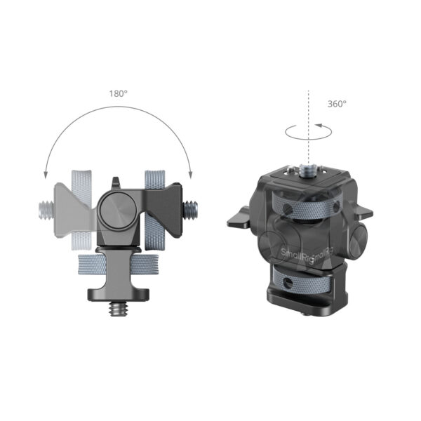 SmallRig Swivel and Tilt Adjustable Monitor Support with 1/4"-20 Screws 4886 - Image 6