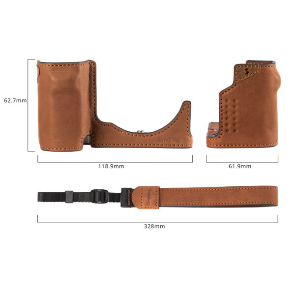 SmallRig Leather Case Kit for Sony ZV-E10 II (Brown) 4889 - Image 3