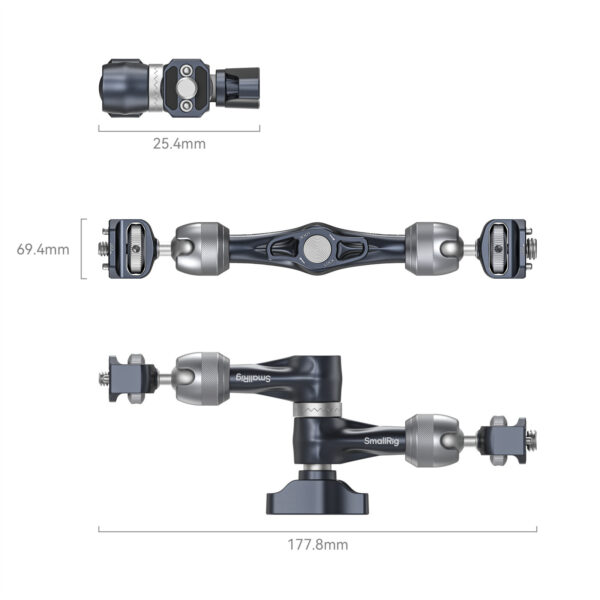 SmallRig Rosette Magic Arm (7") with ARRI Locating Screw 4899 - Image 2