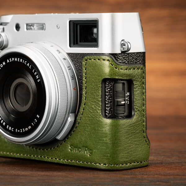 SmallRig Leather Half Case Kit for FUJIFILM X100VI (Green) 4701 - Image 5