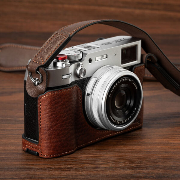 SmallRig Leather Half Case Kit for FUJIFILM X100VI (Brown) 4699 - Image 4
