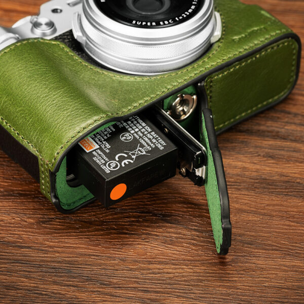 SmallRig Leather Half Case Kit for FUJIFILM X100VI (Green) 4701 - Image 6