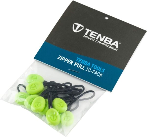 Tenba Spare Zipper Pulls 10 Pack – Lime