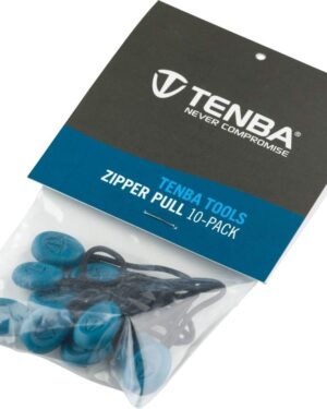 Tenba Spare Zipper Pulls 10 Pack – Blue