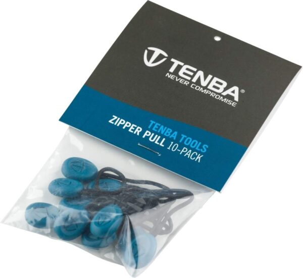 Tenba Spare Zipper Pulls 10 Pack – Blue