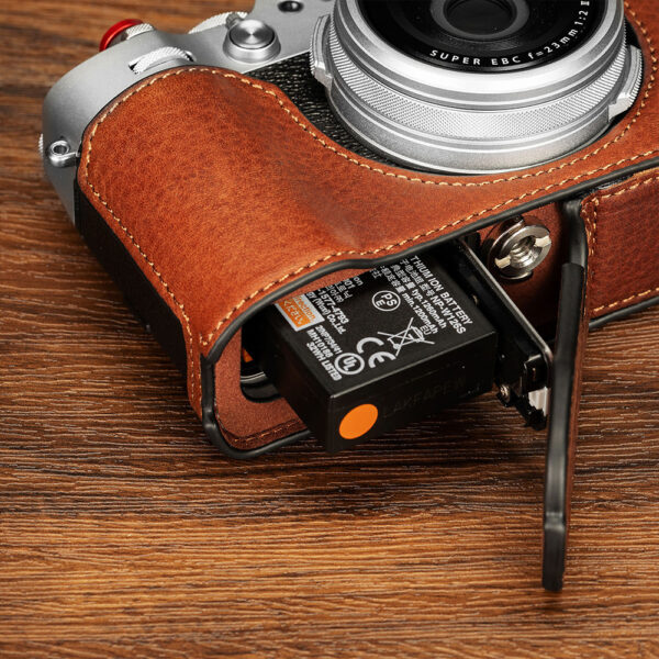 SmallRig Leather Half Case Kit for FUJIFILM X100VI (Brown) 4699 - Image 9