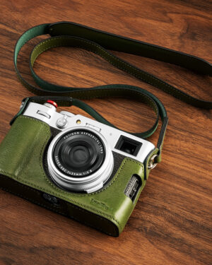 SmallRig Leather Half Case Kit for FUJIFILM X100VI (Green) 4701
