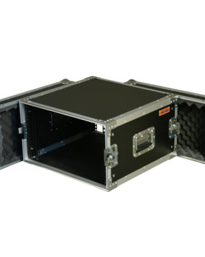 Encore 6RU Standard 19″ Rack Mount Case; 500mmD (excluding Covers) – Black