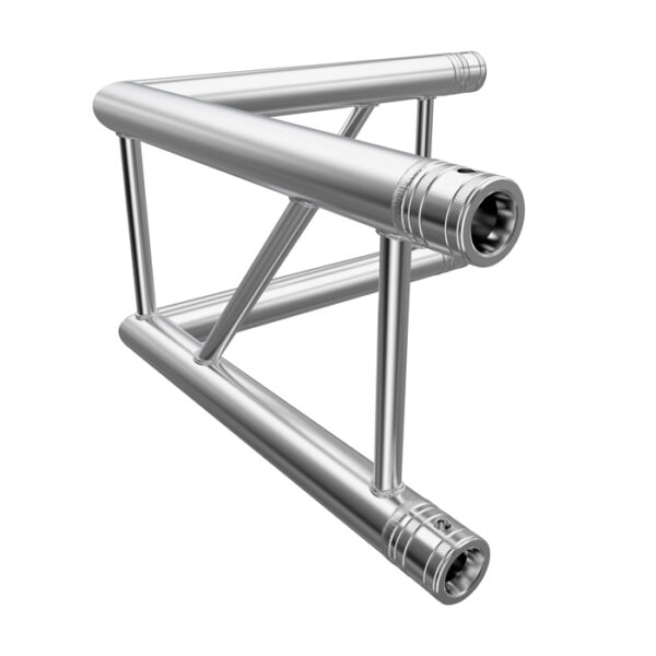 Global Truss F32 2 Way 90deg Corner with Spigots, Pins & R-Clips - Vertical