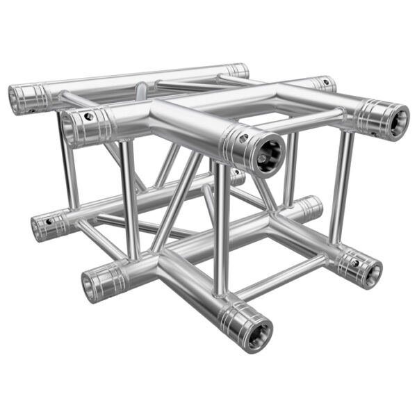 Global Truss F34 Square Truss 3 Way T-Junction with Spigots, Pins & R-Clips