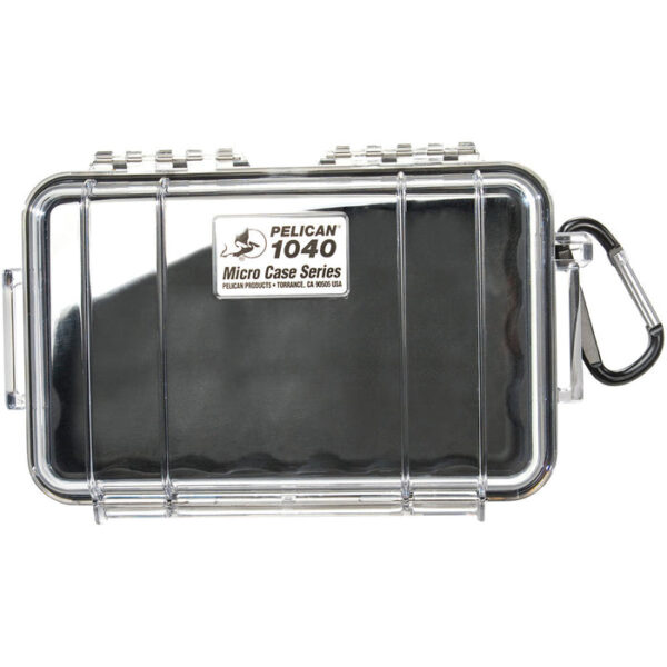 Pelican 1040 Micro Case Clear with Black