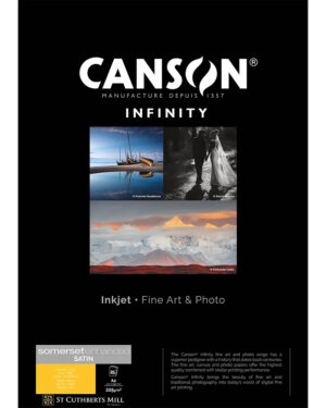 Canson Somerset Enhanced Satin White 225GSM A2 25 Sheets