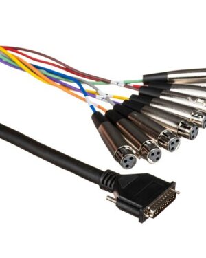 Hosa 3 metre XLR3F to DB25 Balanced Snake Cable
