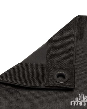 LARH Textile Solid Black Underwater 12' X 12'