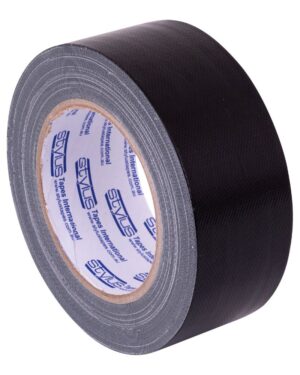 Stylus 370 Cloth Tape Black 48mm x 25m