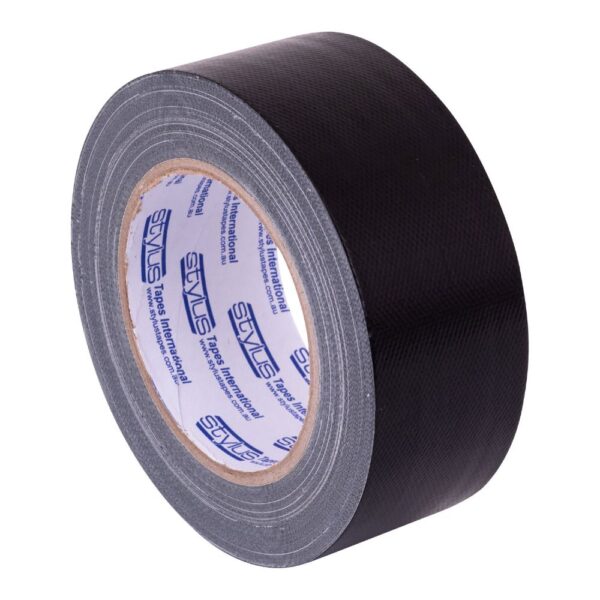 Stylus 370 Cloth Tape Black 48mm x 25m