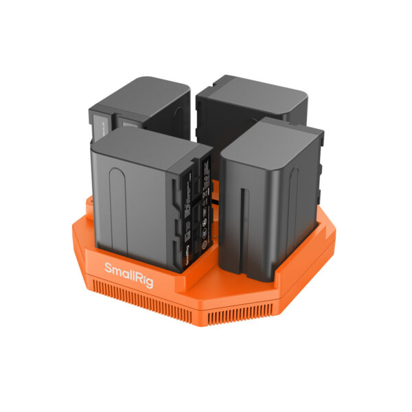 SmallRig NP-F 4-Channel Camera Battery Charger 4837 - Image 2