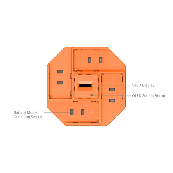 SmallRig NP-F 4-Channel Camera Battery Charger 4837 - Image 4