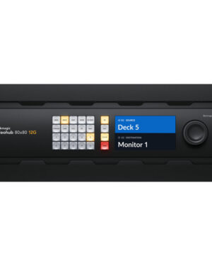 Blackmagic Design Videohub 80x80 12G Video Router with Zero-Latency