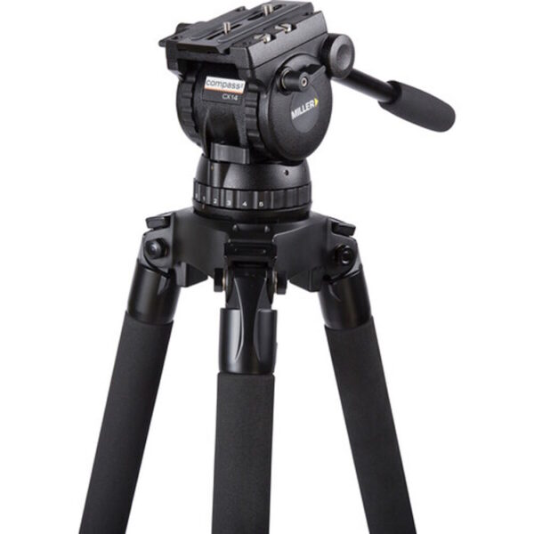 Miller 3784 CX14 Solo-Q 100 3-Stage Carbon Fibre Tripod System - Image 3