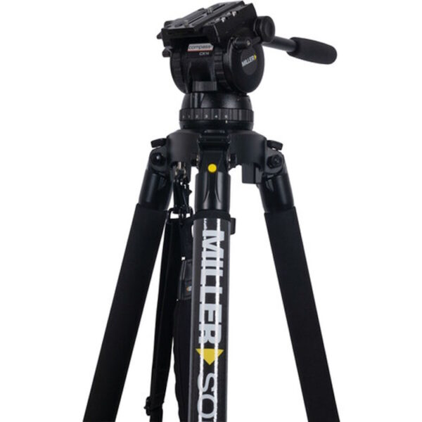 Miller 3784 CX14 Solo-Q 100 3-Stage Carbon Fibre Tripod System - Image 4