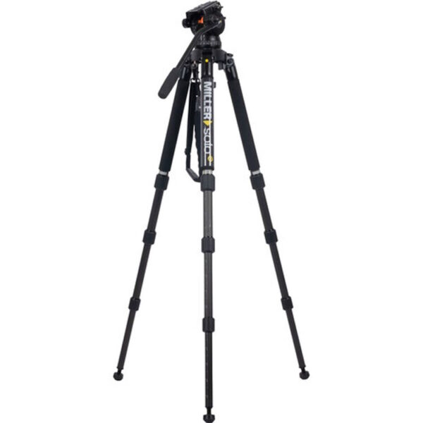 Miller 3784 CX14 Solo-Q 100 3-Stage Carbon Fibre Tripod System - Image 5