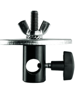 Manfrotto 16mm Female Adapter with 3/8" Screw and 80mm Disc